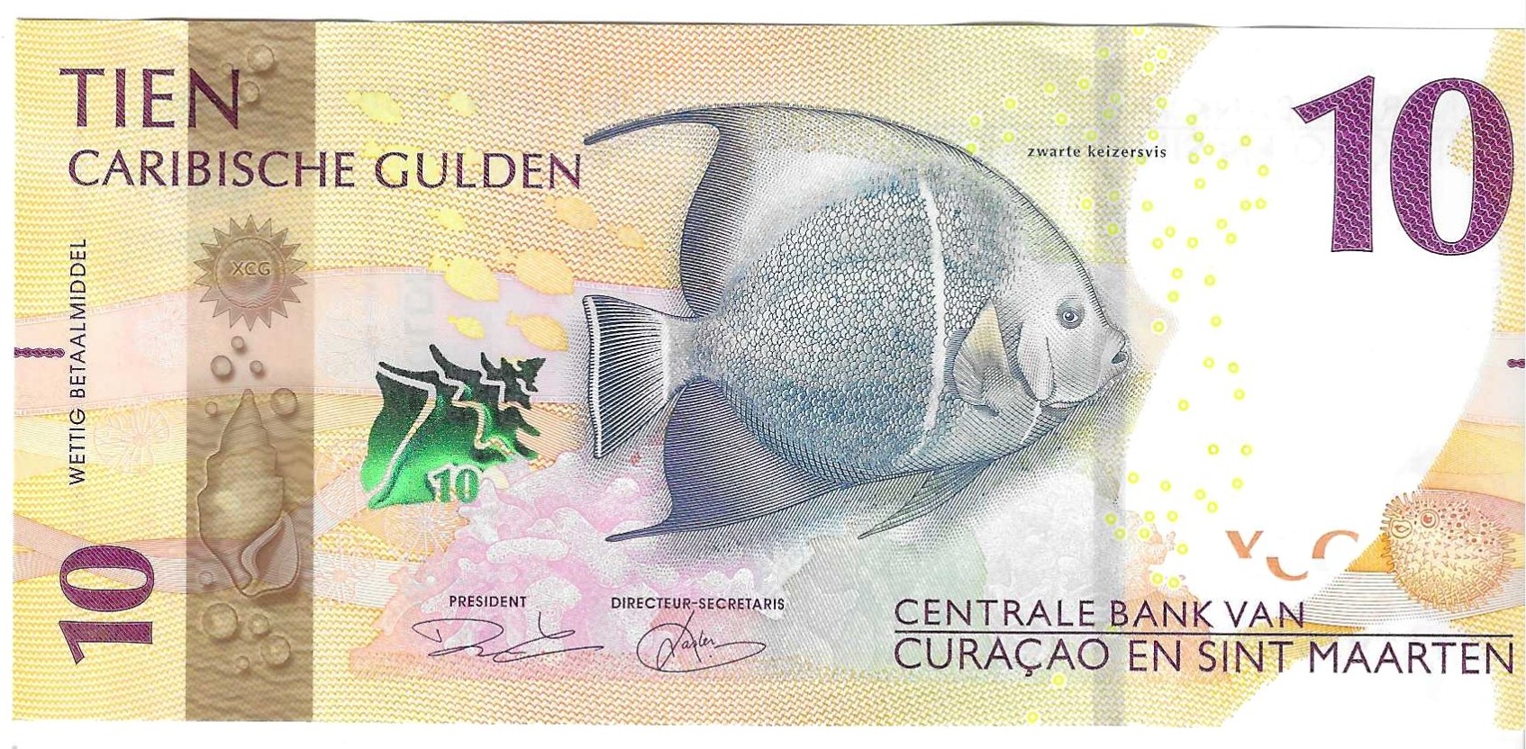 Billetes - America - Curaçao - 1 - SC - 2025 - 10 gulden - Num.ref: C114193930