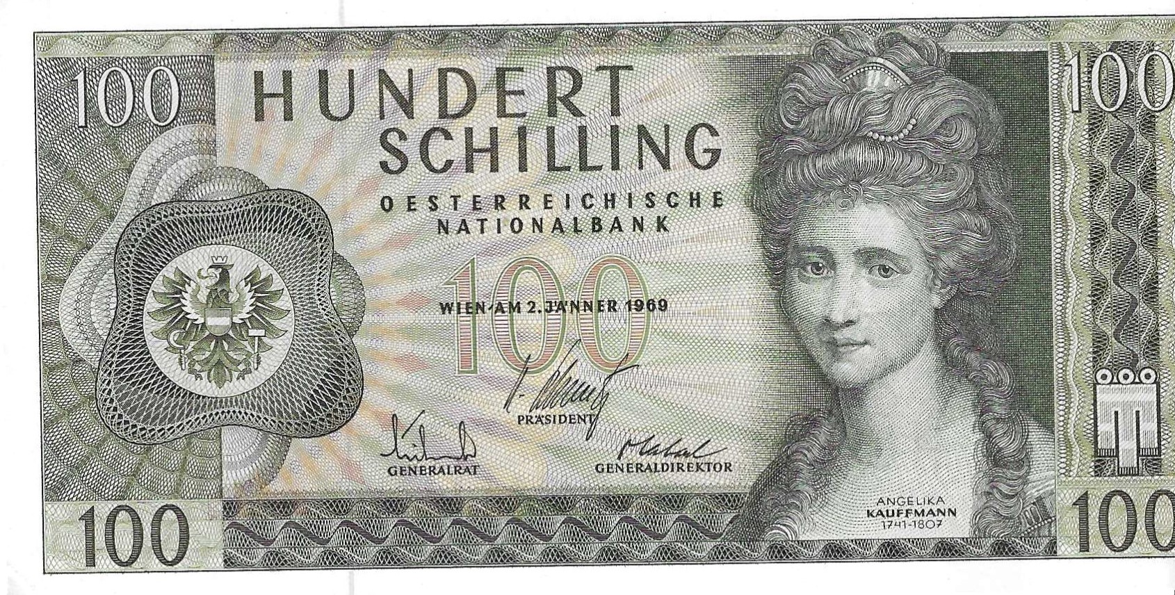 Billetes - Europa - Austria - 145 - SC - 1969 - 100 shillings - NUm.ref: I135050G
