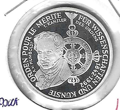 Monedas - Europa - Alemania - 179 - 1992D - 10 marcos - plata - Click en la imagen para cerrar