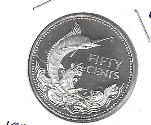 Monedas - America - Bahamas - 64a - 1974 - 50 ct - plata - Click en la imagen para cerrar