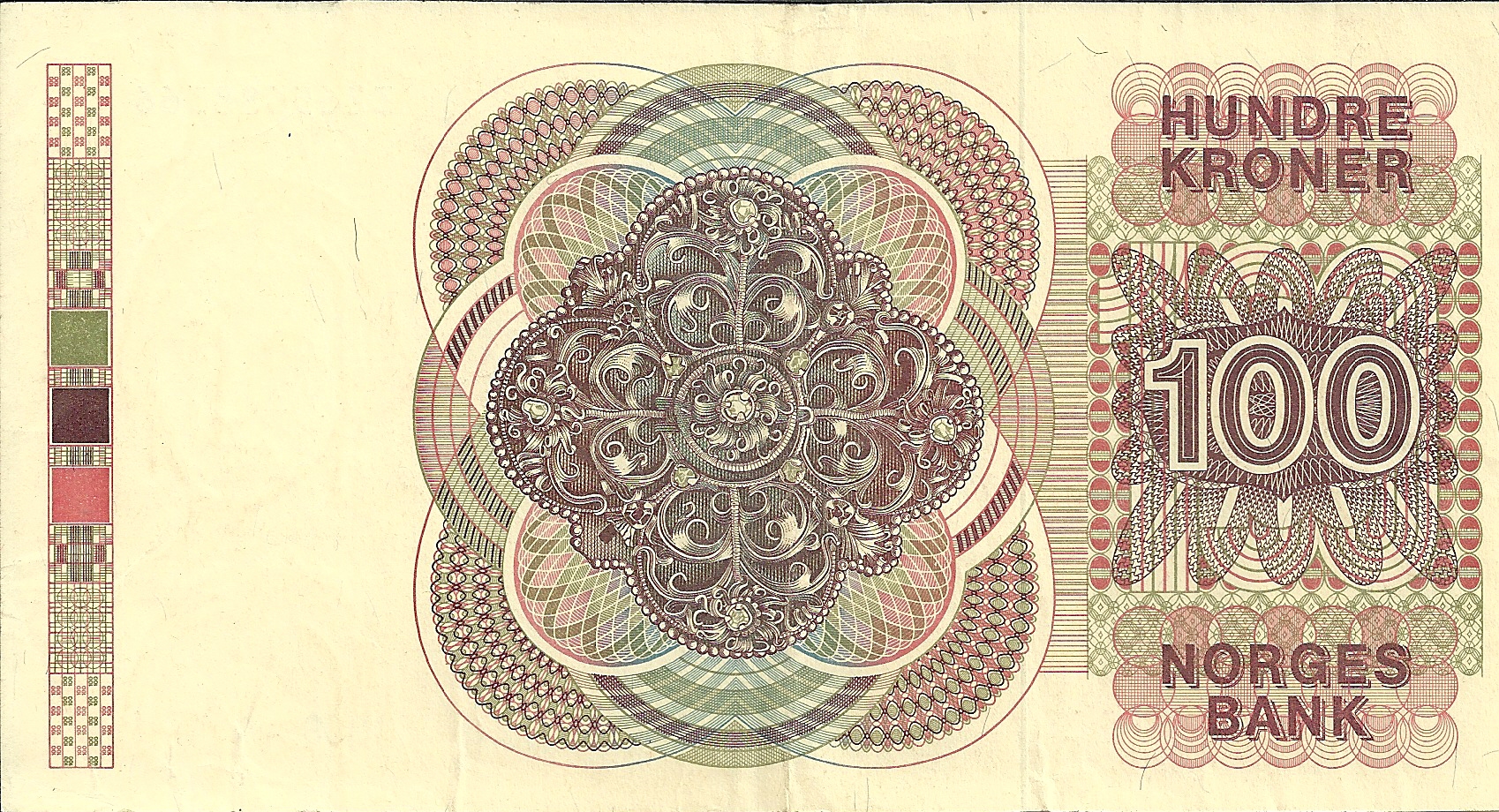 Noruega - 043d - mbc+ - Año 1989 - 100 coronas