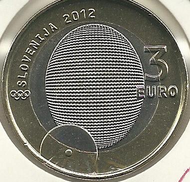 3€ - Eslovenia - SC - Año 2012 - Click en la imagen para cerrar