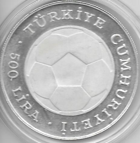 Monedas - Europa - Turquia - 953 - 1982 - 500 Liras - Plata - Click en la imagen para cerrar
