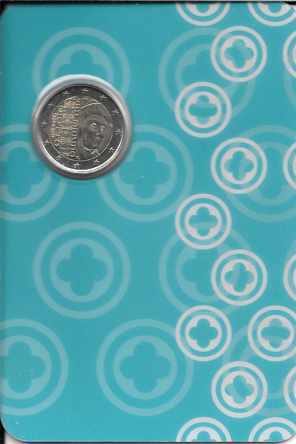 Monedas - Euros - 2€ - San Marino - SC - Año 2017 - Giotto