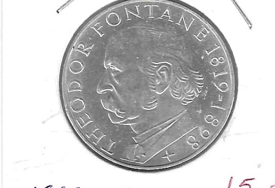 Monedas - Europa - Alemania - 125.1 - 1969G - 5 marcos - plata - Click en la imagen para cerrar