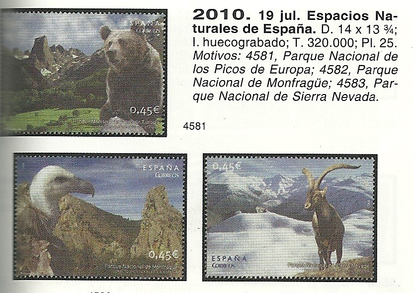 2º Cent. (Полные серии) - Хуан Карлос I - 2010 - ** - 4581/83