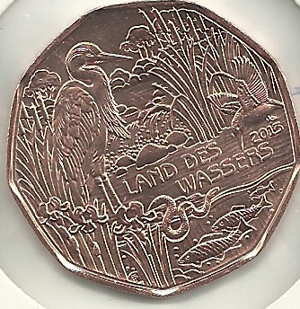 Monedas - Euros - 5&euro; - Austria - SC - A&ntilde;o 2013 - Marismas - Click en la imagen para cerrar