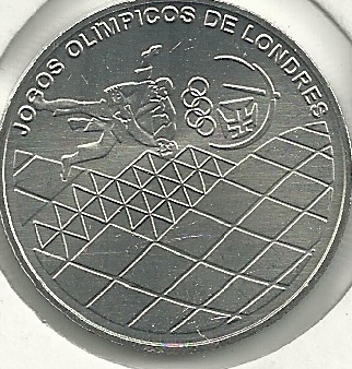 Monedas - Euros - 2,5 € - Portugal - SC - Año 2012 - JJOO Londres - Click en la imagen para cerrar