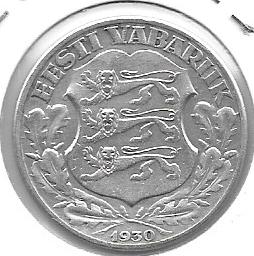 Monedas - Europa - Estonia - 20 - 1930 - 2 coronas - plata - Click en la imagen para cerrar