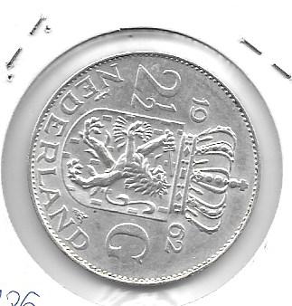 Monedas - Europa - Holanda - 185 - 1962 - 2,5 gulden - Click en la imagen para cerrar