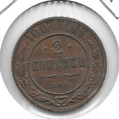 Monedas - Europa - Rusia - 10.2 - 1907 - 2 kopeks - Click en la imagen para cerrar