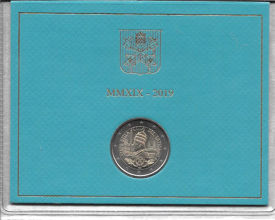 Monedas - Euros - 2€ - Vaticano - 2019 - SC - 90º Aniversario de la Institución -