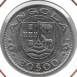 Monedas - Africa - Angola - 80 - 1971 - 20 escudos - Click en la imagen para cerrar