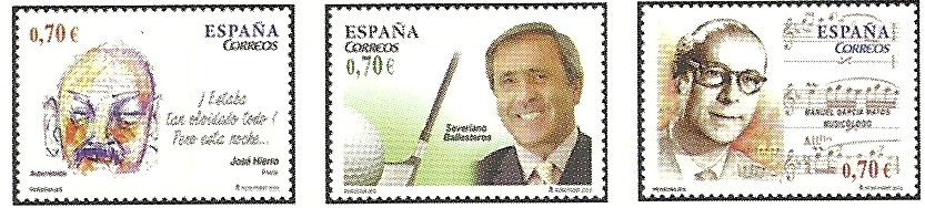 2º Cent. (Series Completas) - Juan Carlos I - 2012 - ** - 4716/4718