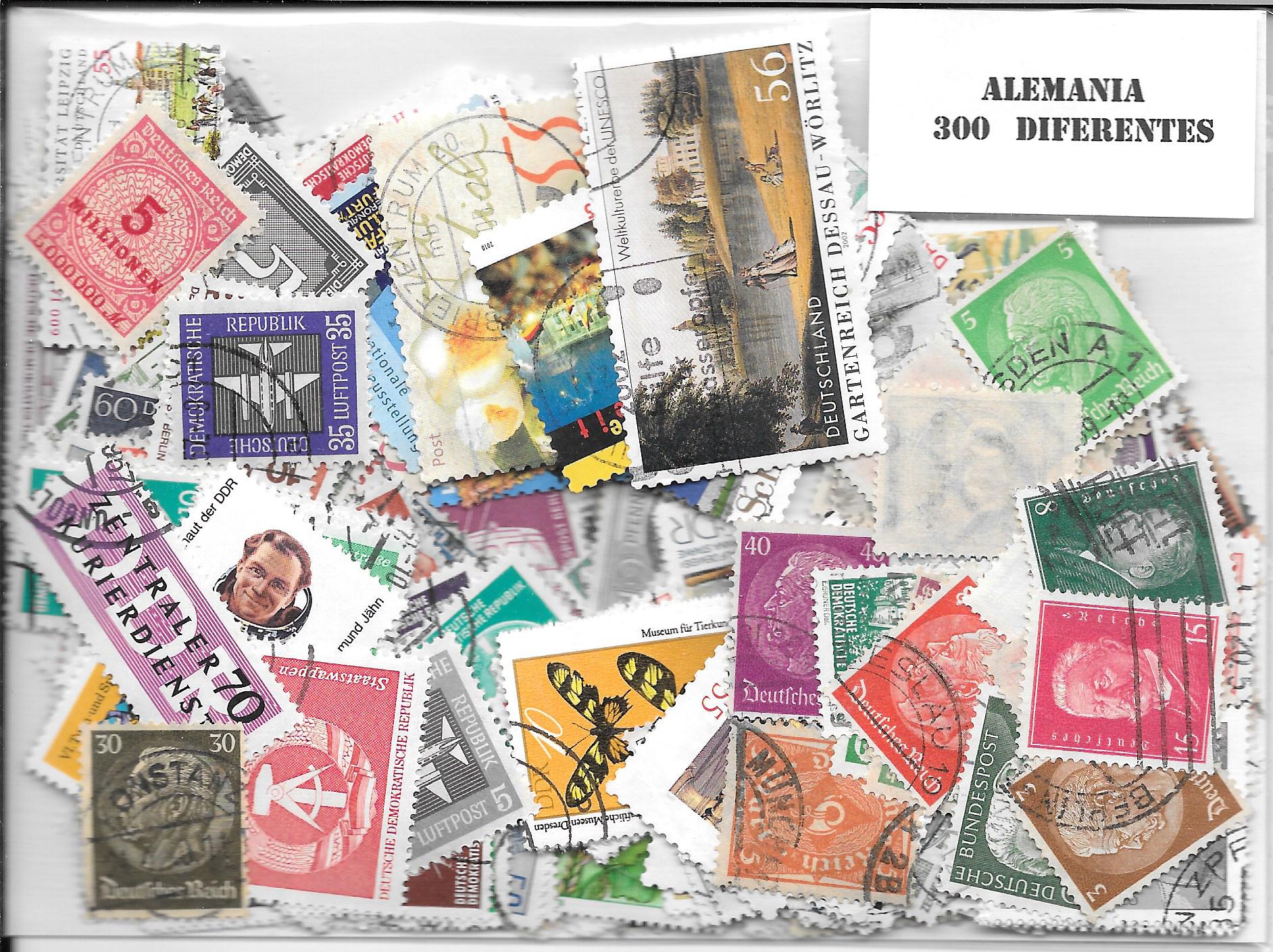<div>Paises - Europa - Alemania - 300 sellos diferentes</div>