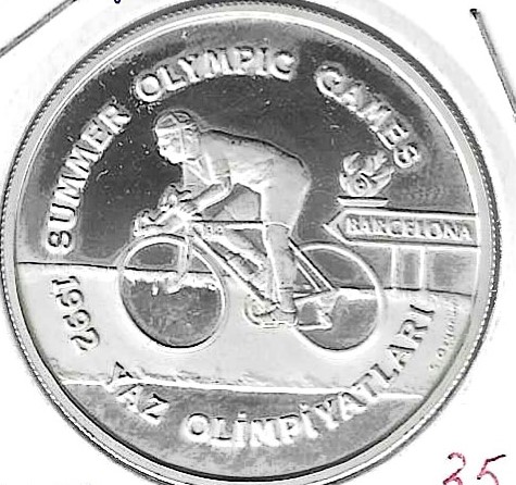 Monedas - Europa - Turquia - 1657 - 1990 - 20000 lira - plata - Click en la imagen para cerrar