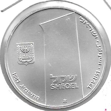 Monedas - Asia - Israel - 127 - 1983 - sheqel - plata - Click en la imagen para cerrar