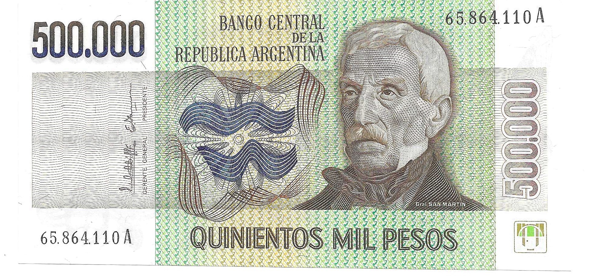 Billetes - America - Argentina - 309 - SC - 1980 - 500000 pesos - Num.ref: 65864110A