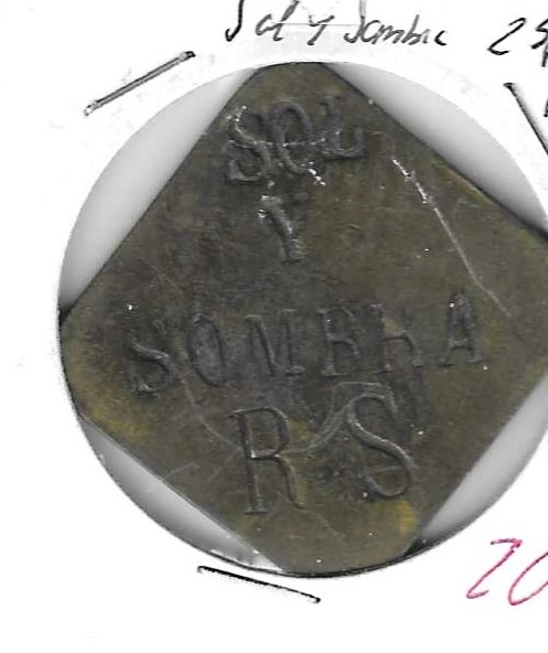 Coins - Cooperative tokens and vouchers - - 25 pesetas - Barcelona