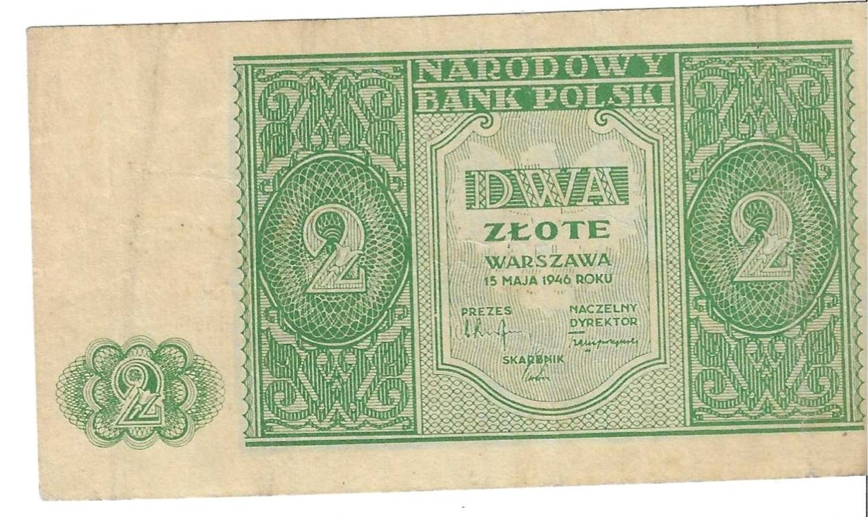 Biglietti - Europa - Polonia - 124 - MBC+ - 1946 - 2 zloty
