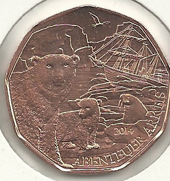 Monedas - Euros - 5&euro; - Austria - SC - A&ntilde;o 2014 - Artico - Click en la imagen para cerrar