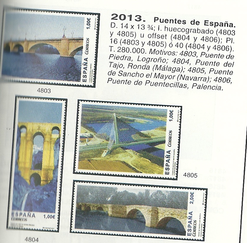 2º Cent. (全系列) - Juan Carlos I - 2013 - ** - 4803/06