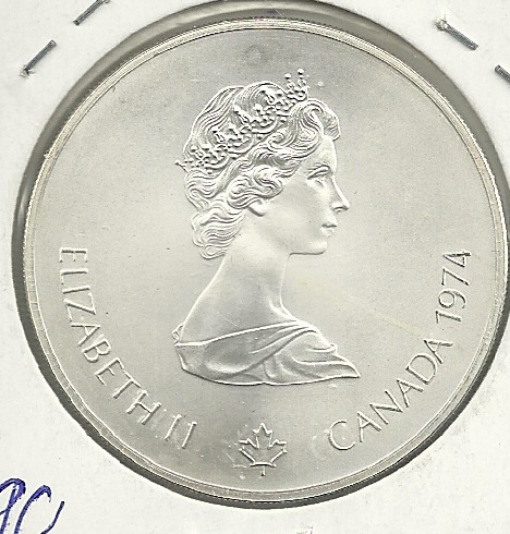 Monedas - America - Canada - 090 - Año 1974 - 5 dolares - Click en la imagen para cerrar