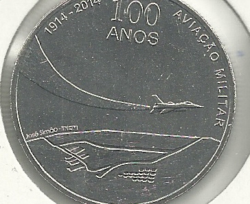 Monedas - Euros - 2,5 euro; - Portugal - SC - A&ntilde;o 2014 - Aviacion Militar - Click en la imagen para cerrar