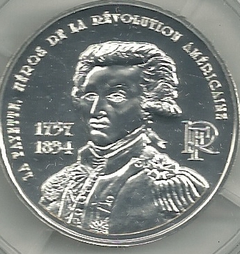 Monedas - Euros - 2 -5€ - Francia - Año 2007 - La Fayette - Click en la imagen para cerrar