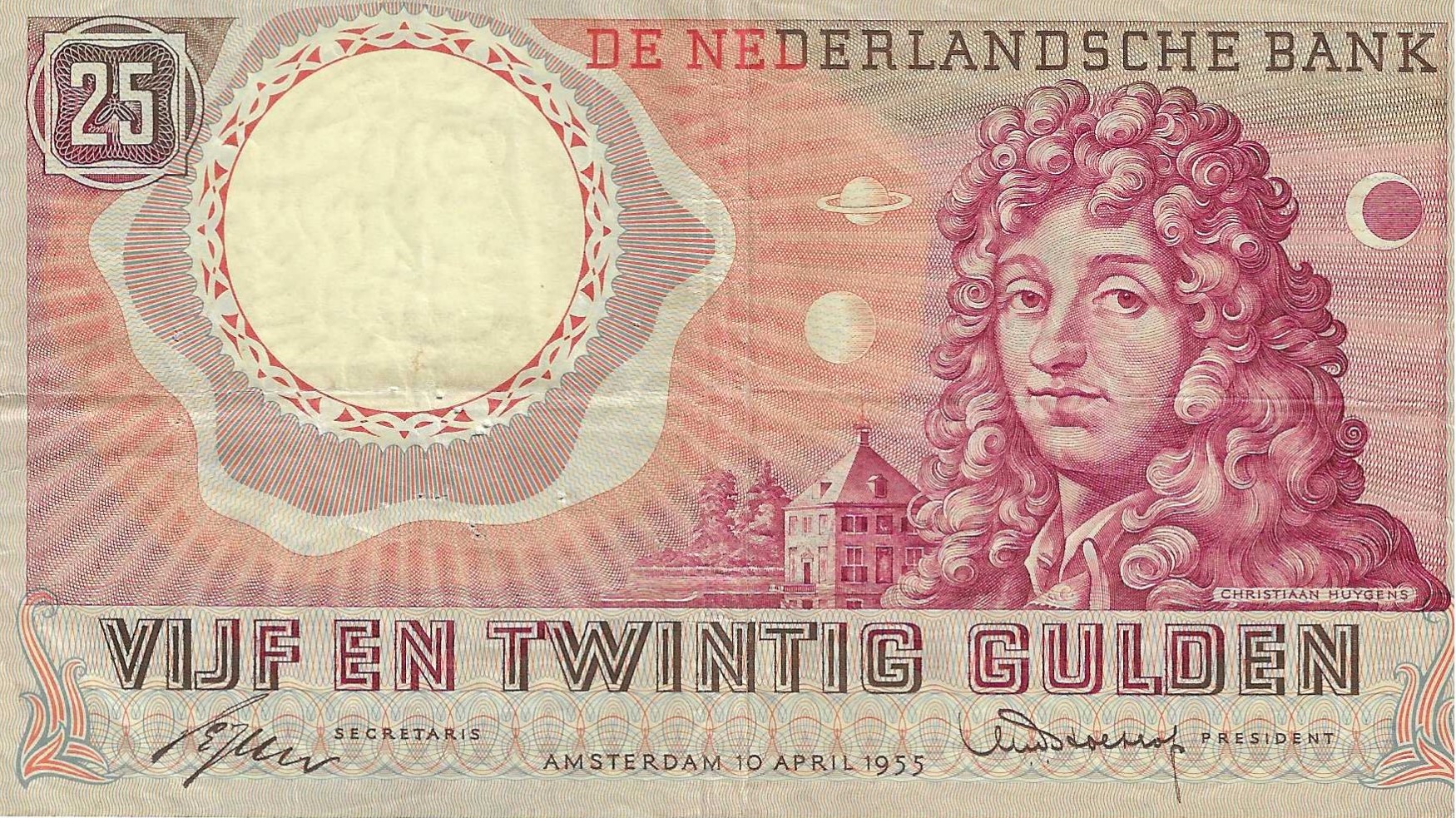 纸币 - 欧洲 - 荷兰 - 87 - MBC+ - 1955 - 25 gulden - Num.ref: BJM070402
