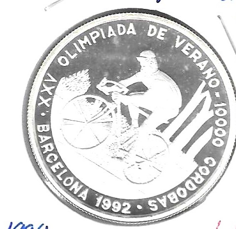 Monedas - America - Nicaragua - 68 - 1990 - 10000 cordobas - plata - Click en la imagen para cerrar