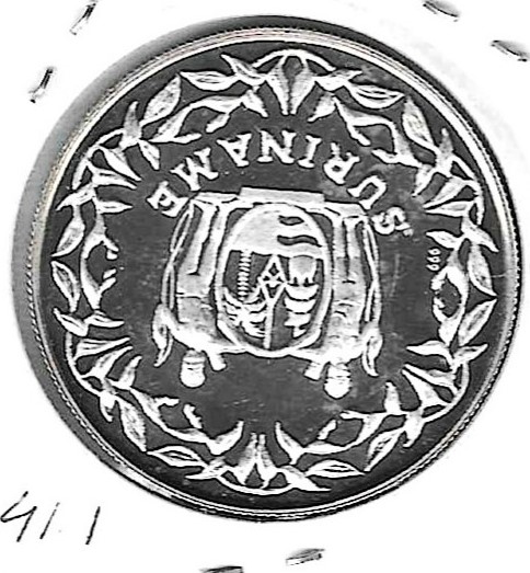 Monedas - America - Surinam (Guayana Holandesa) - 41.1 - 1992 - 100 gulden - plata- proof - Click en la imagen para cerrar