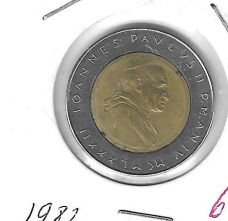 Monedas - Europa - Vaticano - 166 - 1982 - 500 liras - Click en la imagen para cerrar