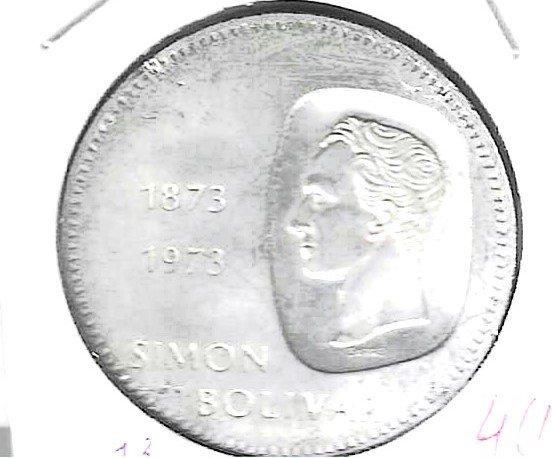 Monedas - America - Venezuela - 45 - 1973 - 10 bolivares- plata - Click en la imagen para cerrar