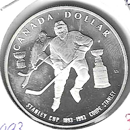 Monedas - America - Canada - 235 - 1993 - dolar - plata - Click en la imagen para cerrar