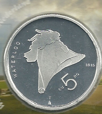 Monedas - Euros - 5&euro; - Holanda - sc - A&ntilde;o 2015 - Waterloo - En estuche - Click en la imagen para cerrar