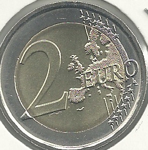 Monedas - Euros - 2€ - Italia - SC - Año 2015 - Dante - Click en la imagen para cerrar