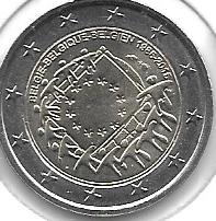 Monedas - Euros - 2&euro; - Belgica - A&ntilde;o 2015 - Bandera - Click en la imagen para cerrar
