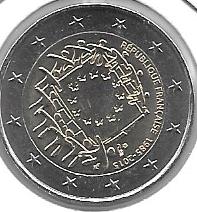Monedas - Euros - 2€ - Francia - Año 2015 - Bandera< - Click en la imagen para cerrar