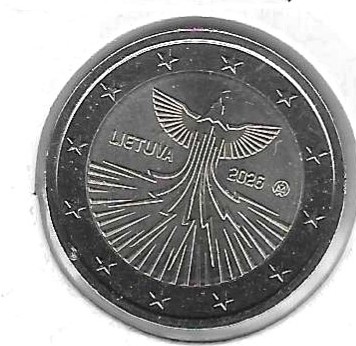 Monedas - Euros - 2€ - Lituania - SC - 2026 - Independencia Energetica - Click en la imagen para cerrar