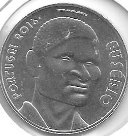 Monedas - Euros - 7,5 € - Portugal - Año 2016 - Eusebio - Click en la imagen para cerrar