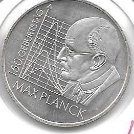Monedas - Euros - 10&euro; - Alemania - 272 - A&ntilde;o 2008F - Max Planck - Click en la imagen para cerrar