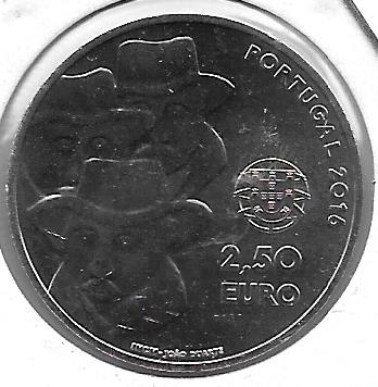 Monedas - Euros - 2 -5&euro; - Portugal - A&ntilde;o 2016 - Cante Alentejano - Click en la imagen para cerrar