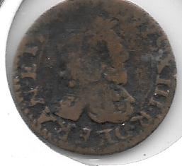 Monedas - Europa - Francia - 90 - Año 1635 - Luis XIII - Double Lorian - Click en la imagen para cerrar