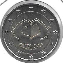 Monedas - 2€ - Malta - SC - Año 2016 - Amor - Click en la imagen para cerrar
