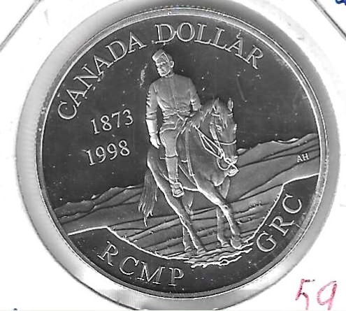 Monedas - America - Canada - 306 - 1998 - dolar - plata - Click en la imagen para cerrar