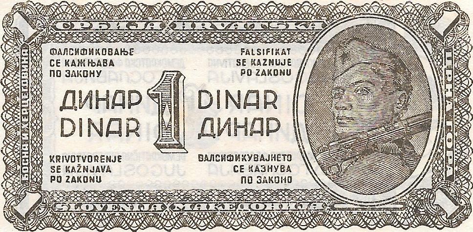 Billetes - Europa - Yugoslavia - 48 - SC - 1944 - dinar