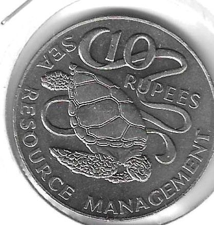 Monedas - Africa - Islas Seychelles - 37 - 1977 - 10 rupias - Click en la imagen para cerrar