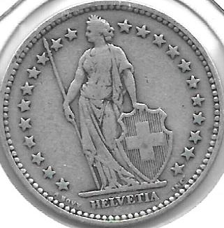 Monedas - Europa - Suiza - 21 - Año 1920 - Franco - Click en la imagen para cerrar