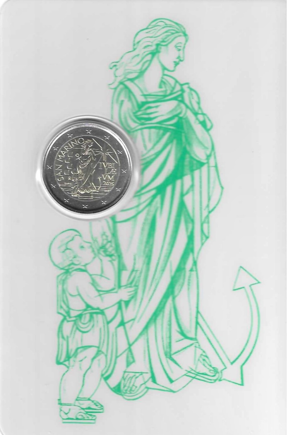 Monedas - Euros - 2€ - San Marino - SC - 2025 - Año Santo